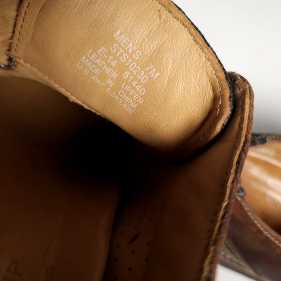 SPERRY GOLD CUP Top-Sider Lamb Skin Leather Oxford Shoes 7 M main image 5